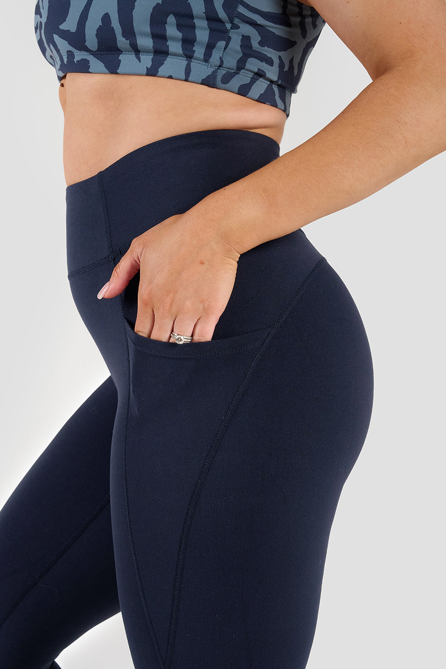 Soul Soft Recycled Leggings - Navy