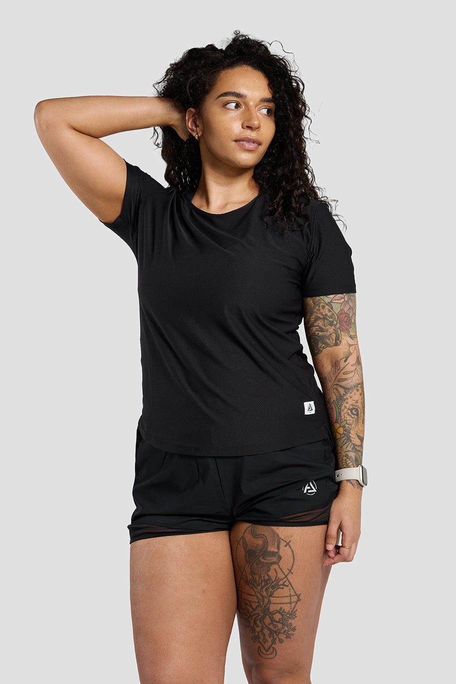 Matilda Active Shaped T-Shirt - Black