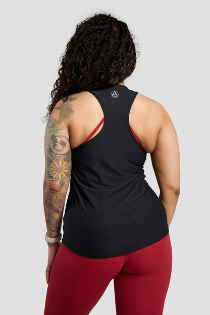 Nadia Active Racer Vest - Black