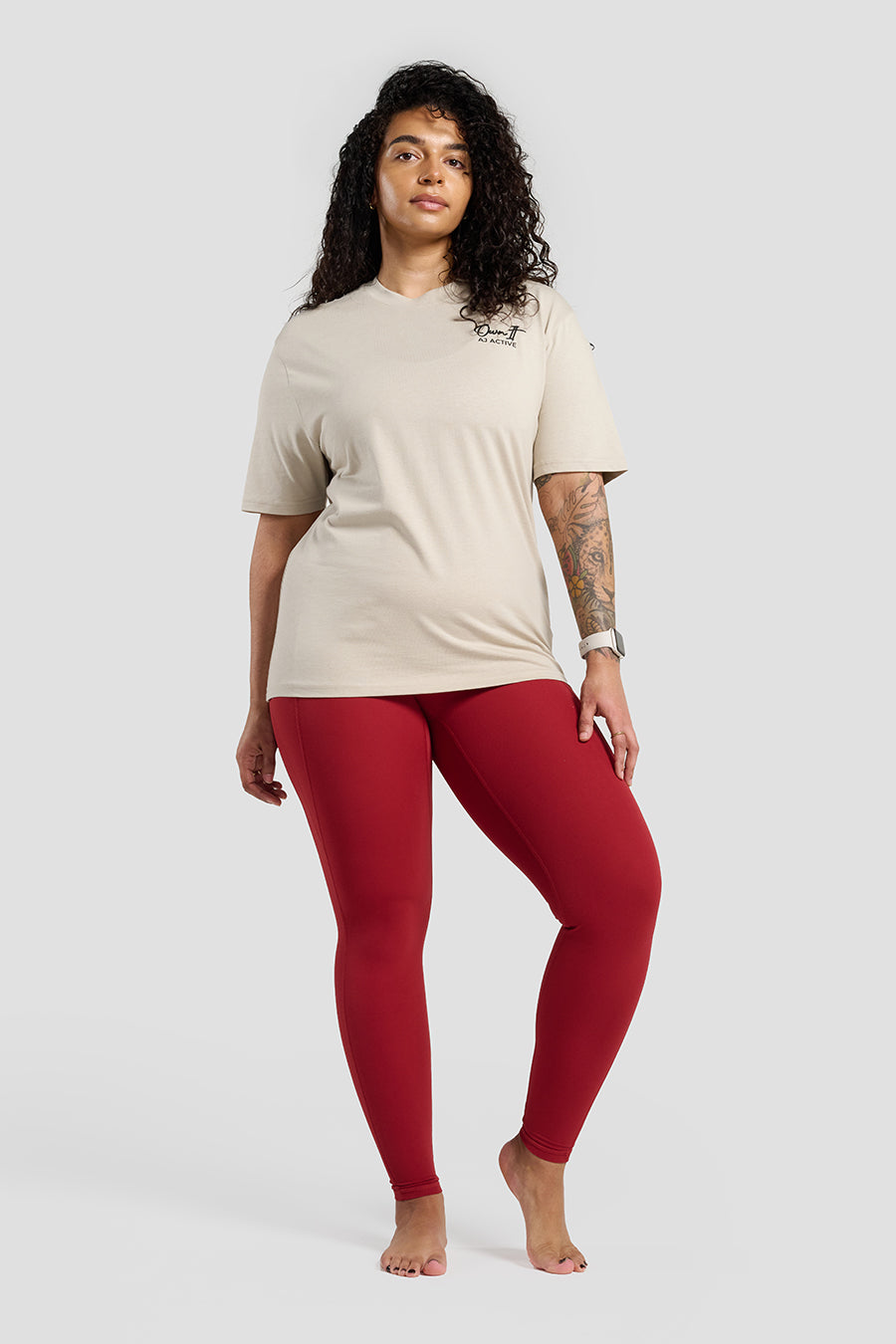 Soul Soft Recycled Leggings - Burnt Cherry