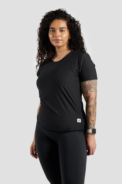 Matilda Active Shaped T-Shirt - Black