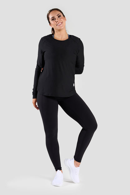 Raven Long Sleeve T-Shirt - Black