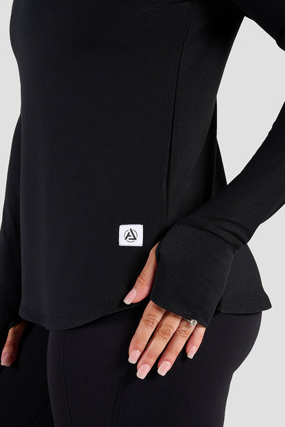 Raven Long Sleeve T-Shirt - Black